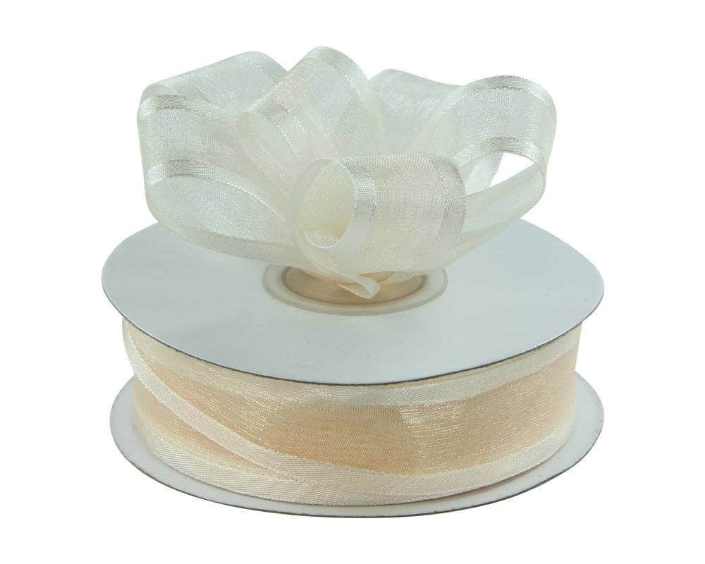 Satin Edge Sheer Ribbon | 100 Yard Rolls - Eddie's Hang-Up Display Ltd.