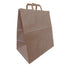 40% Recycled Paper Grocery Bag | Kraft Brown | Flat Paper Handles | 14" x 9" x 16" - Eddie's Hang-Up Display Ltd.