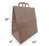 40% Recycled Paper Grocery Bag | Kraft Brown | Flat Paper Handles | 14" x 9" x 16" - Eddie's Hang-Up Display Ltd.