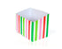 Santa Stripe Gift Basket Boxes | Small