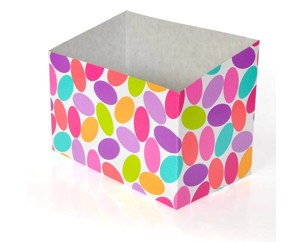 Boîte de panier-cadeau de confettis de bonbons | Petit