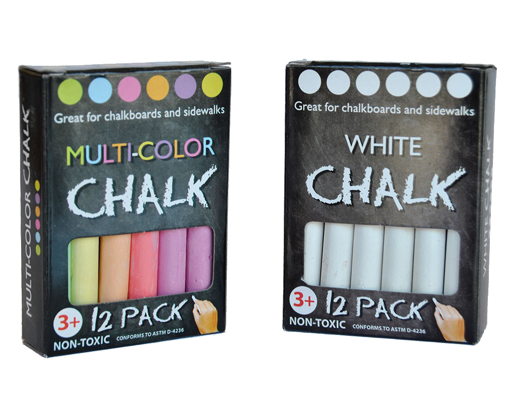 Chalkboard Chalk | 2 Pack | Multi-Colours