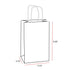 50% Recycled Paper Shopper Bags | Kraft White | Twisted Paper Handles - Eddie's Hang-Up Display Ltd.