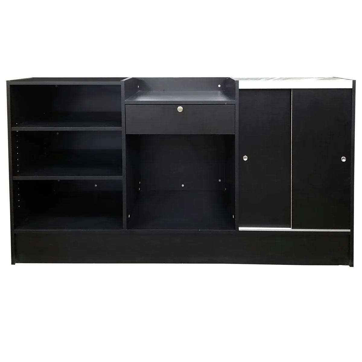 Retail Counter & Display Case Combo | 72” - Eddie's Hang-Up Display Ltd.