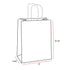 50% Recycled Paper Shopper Bags | Kraft White | Twisted Paper Handles - Eddie's Hang-Up Display Ltd.