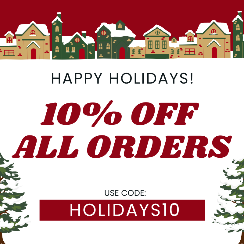 Happy Holidays 10% Discount Mobile