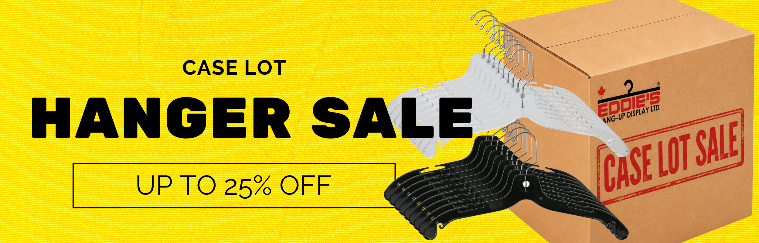 Eddie's Case Lot Hanger Sale