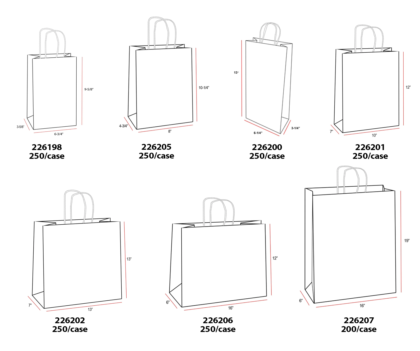 100% Recycled Paper Shopping Bags | Kraft Brown | Twisted Paper Handles | Case Lots - Eddie's Hang-Up Display Ltd.