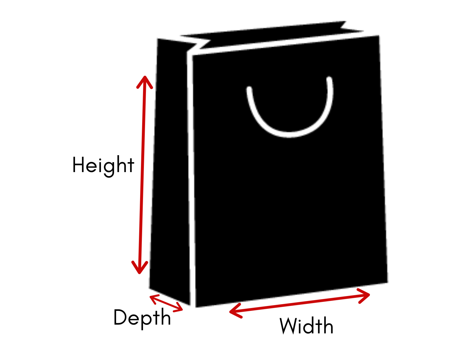 50% Recycled Paper Shopper Bags | Kraft White | Twisted Paper Handles - Eddie's Hang-Up Display Ltd.