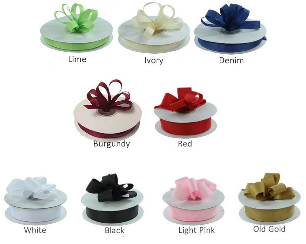 Grosgrain Ribbon | 100 Yard Rolls - Eddie's Hang-Up Display Ltd.