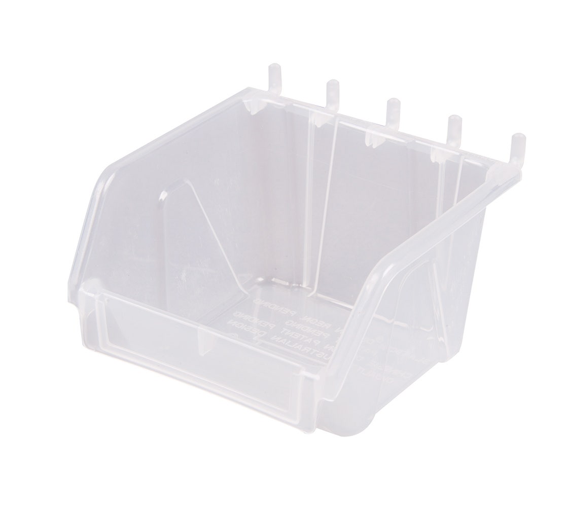 Hobibox™ with Unihook™ | Small | Clear - Eddie's Hang-Up Display Ltd.