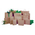 Sacs à provisions en papier 100 % recyclé | Brun kraft | Poignées en papier torsadées