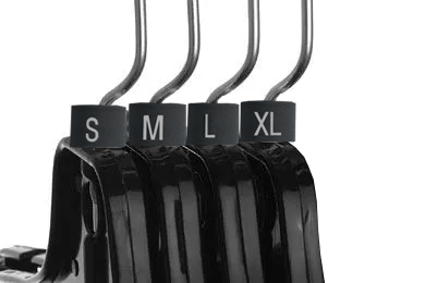 Mini Size Markers For Hangers | White on Black | 100 Pack - Eddie's Hang-Up Display Ltd.