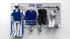 PVC Plastic Slatwall| 4' x 4' | White or Black - Eddie's Hang-Up Display Ltd.