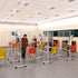 Mobile Barriers for Physical Distancing | White Semi-Gloss - Eddie's Hang-Up Display Ltd.