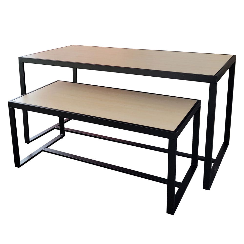 Stackable Tables Retail Display Custom Retail Nesting Display Tables