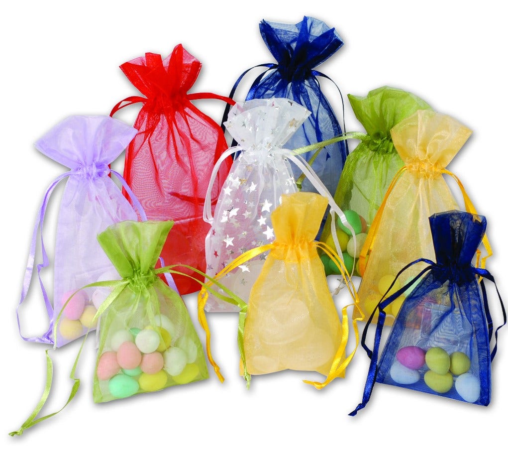 Organza Bags | Solid Colours - Eddie's Hang-Up Display Ltd.