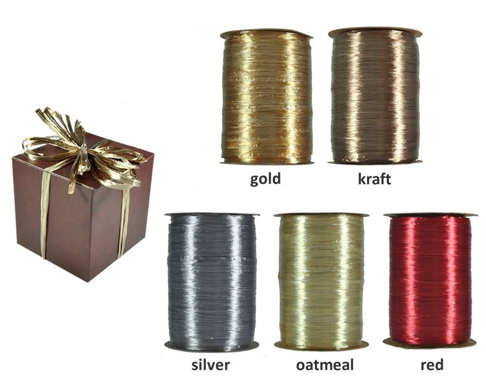 2 Rouleaux Ruban Papier Raphia Cadeau Décoration - Café Café Léger - Beaux-Arts et 2 Rouleaux Ruban Papier Raphia Cadeau Décoration - Café Café Léger - Beaux-Arts et