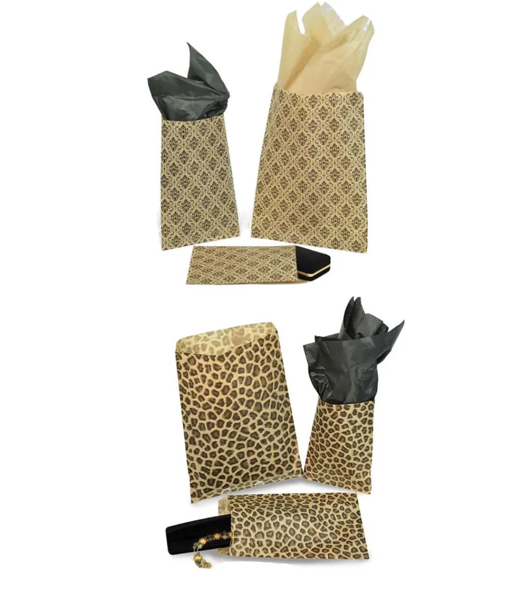 Paper Notion Bags | Patterned