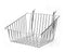 Slatwall &amp; Grid Slanted Wire Basket 12" x 12" x 8"