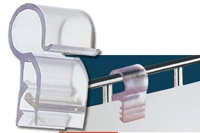 Small Sign Holder for 1/4” Wire - Eddie's Hang-Up Display Ltd.