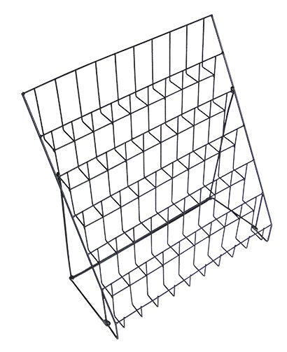 Wire Literature Racks Six Tier Wire Countertop Literature Rack | Eddie's Hang-Up Display Ltd.