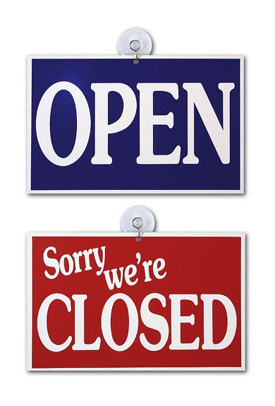 Open/Closed Business Sign 7