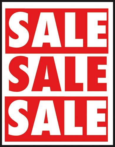 Sale Sale Sale Poster (paper)