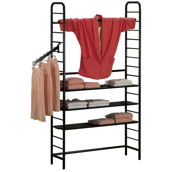 Ladder System Single 2-Tier Wall Unit | Clothing Rack - Eddie's Hang-Up Display Ltd.