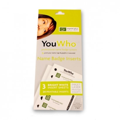 YouWho™ Bright White Insert Sheet Pack (Inkjet or Laser)