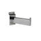 Slatwall 6" Straight Arm - rectangular tubing
