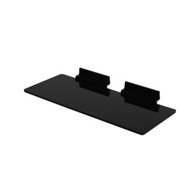 Slatwall Flat Shelf - 4" x 10" (Black)