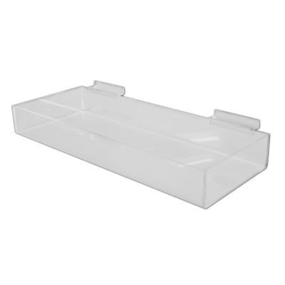Slatwall Acrylic Accessory Tray - 6