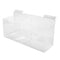Slatwall Acrylic 2 Pocket Bin