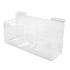 Slatwall Acrylic 2 Pocket Bin