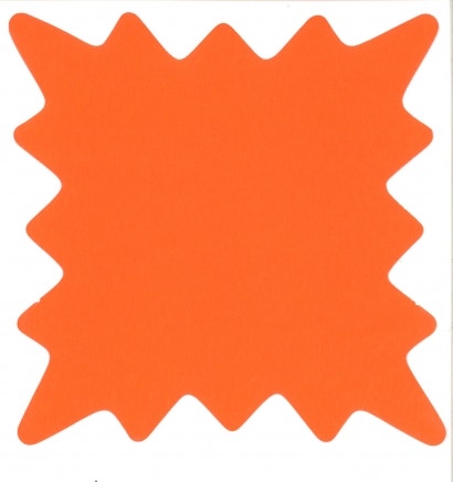 Die Cut Burst Show Cards - Eddie's Hang-Up Display Ltd.