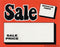 Vinyl "Sale" Wipe-Off Show Card