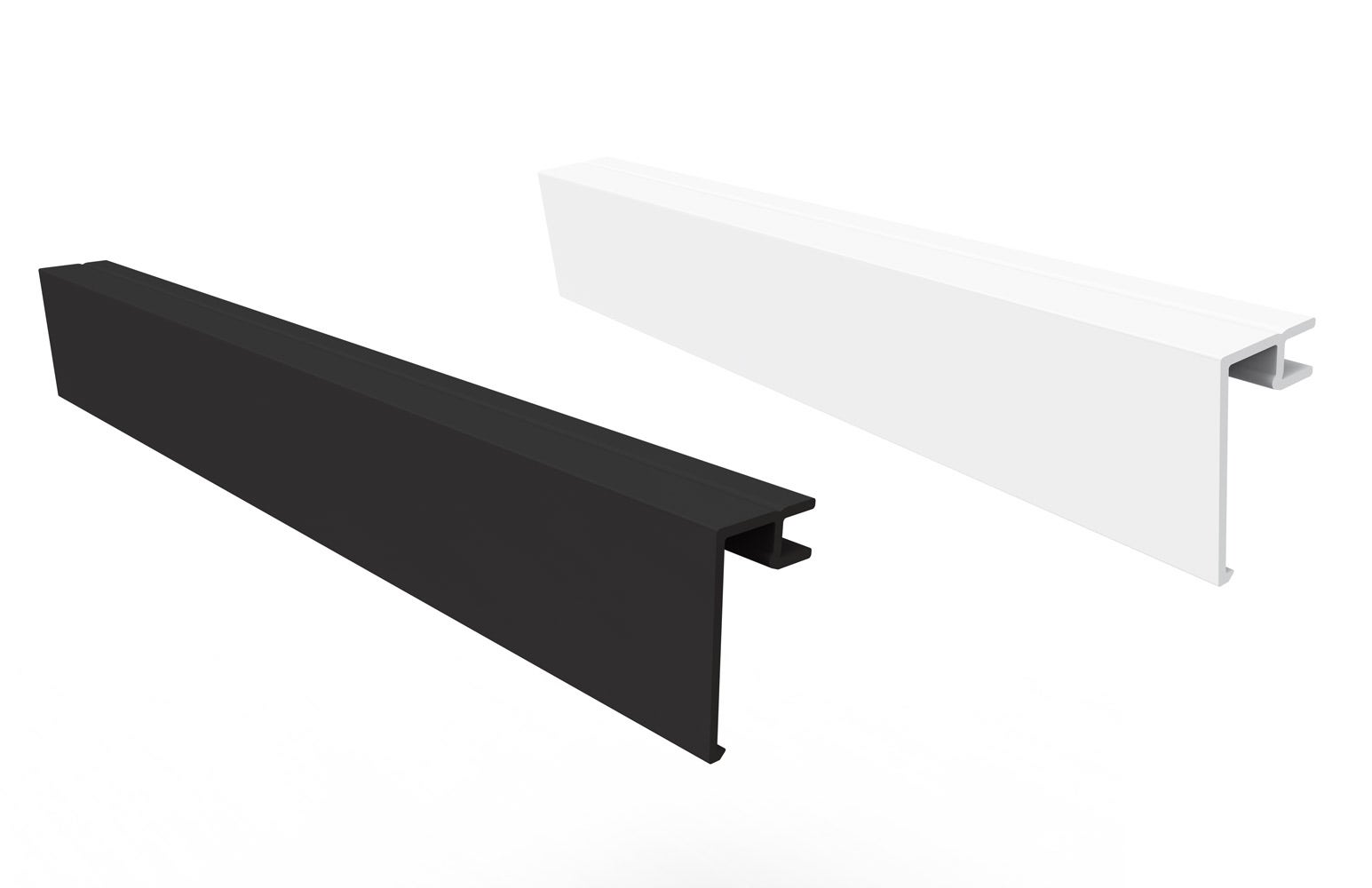 Finishing Top Trim | PVC Plastic Slatwall - Eddie's Hang-Up Display Ltd.