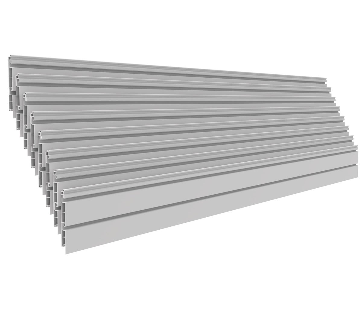 PVC Plastic Slatwall| 4' x 4' | White or Black - Eddie's Hang-Up Display Ltd.