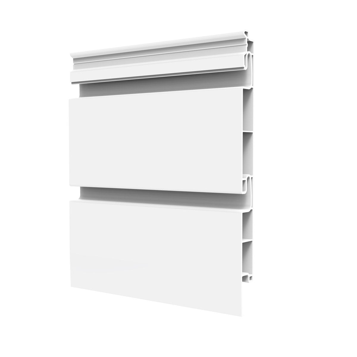 PVC Plastic Slatwall| 4' x 4' | White or Black - Eddie's Hang-Up Display Ltd.
