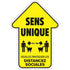 Décalques | Kit de décalcomanies de sol unidirectionnelles (fr) - Eddie's Hang-Up Display Ltd.