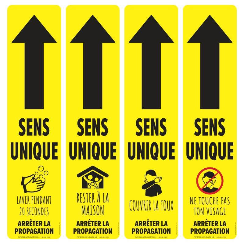 Floor Decals | Safe Shop | One Way Directional Kit - Eddie's Hang-Up Display Ltd.