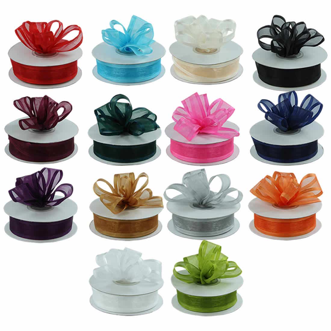 Satin Edge Sheer Ribbon | 7/8