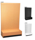 Slatwall Wall Gondolas with Display Platform - Eddie's Hang-Up Display Ltd.