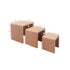 Wood Display Risers | Set of 3 | Square | Small
