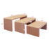 Wood Display Risers | Set of 3 | Rectangular | Medium