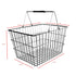 Large Metal Wire Shopping Basket - Eddie's Hang-Up Display Ltd.