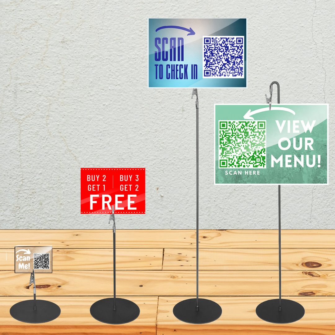 Alligator Clip Sign Holders - Eddie's Hang-Up Display Ltd.
