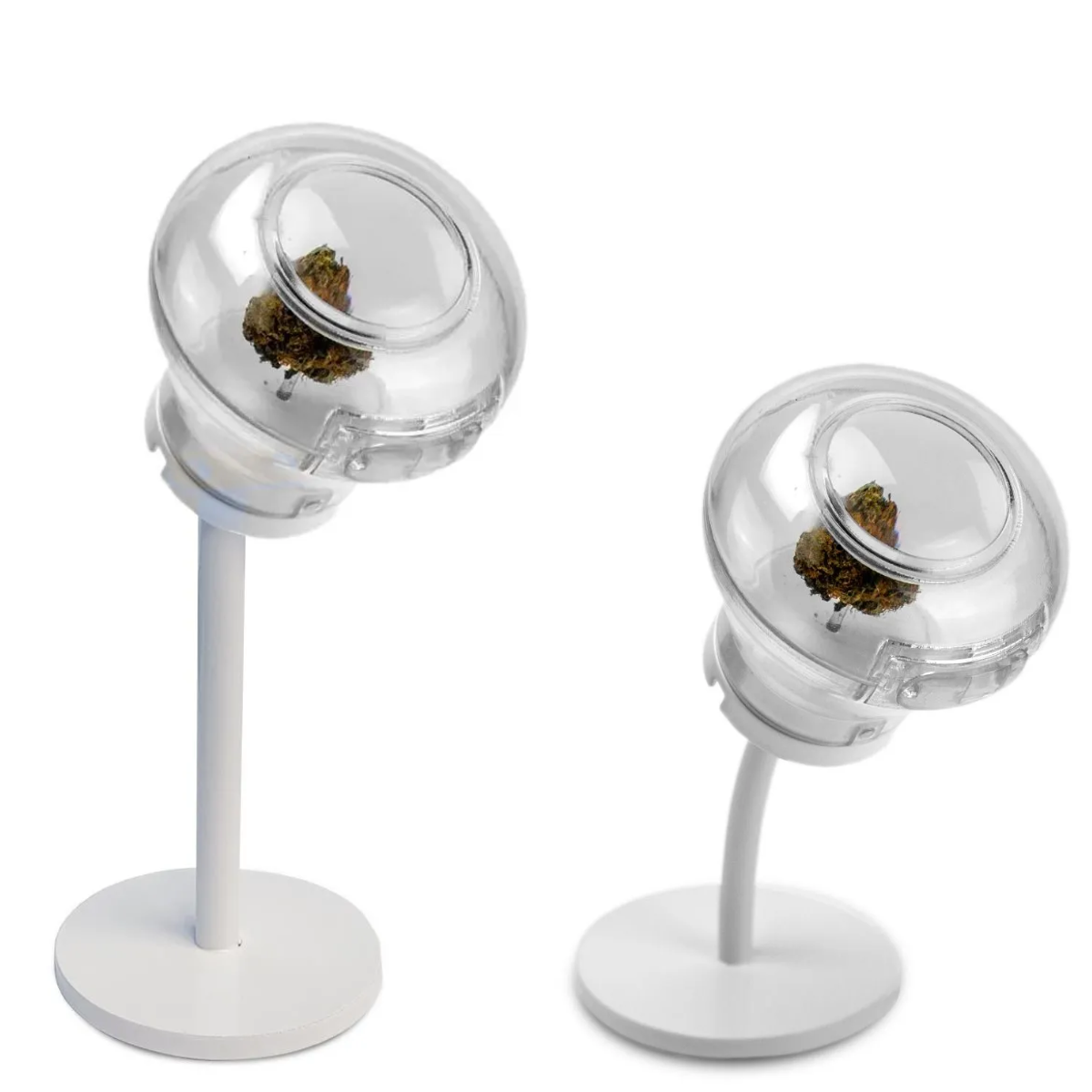 White Metal Stands for Aroma Orb™ - Eddie's Hang-Up Display Ltd.
