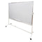 Mobile Reversible Magnetic Whiteboard | 72" x 48" | White Metal & Aluminum Frame - Eddie's Hang-Up Display Ltd.